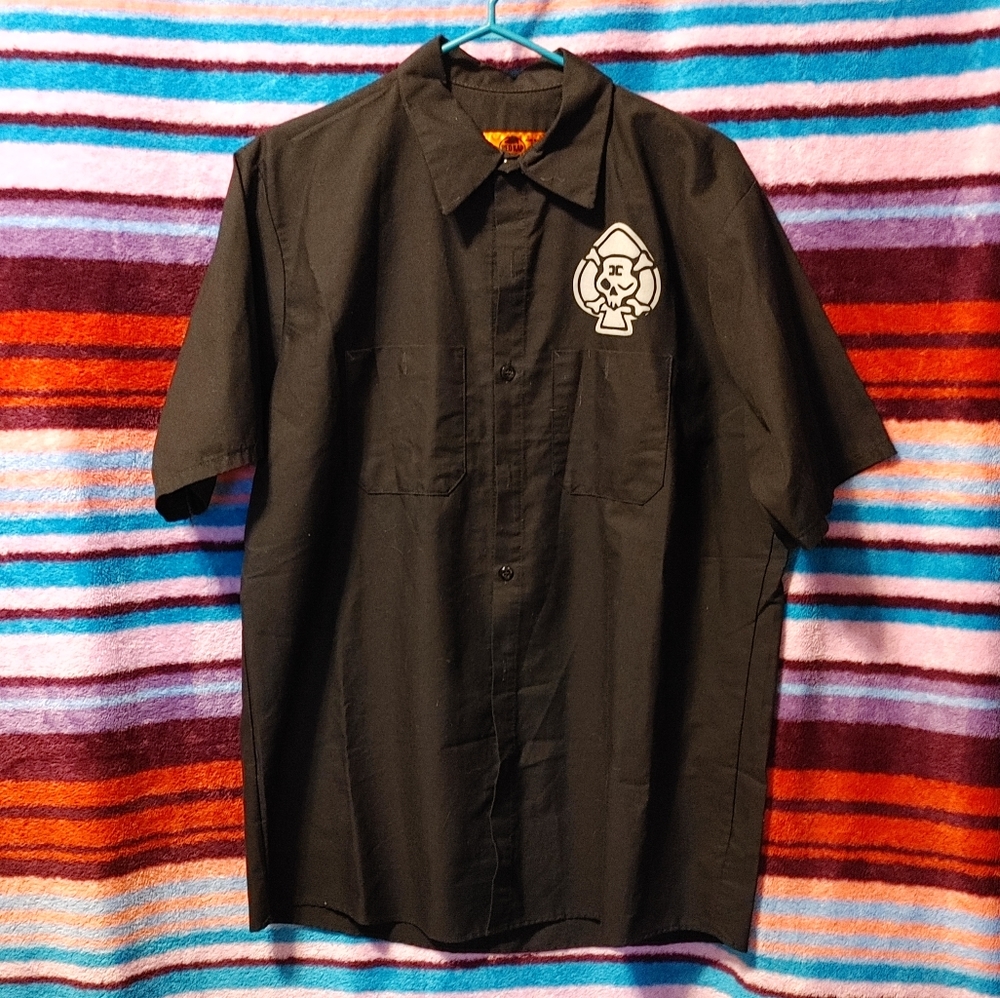 Combichrist button shirt